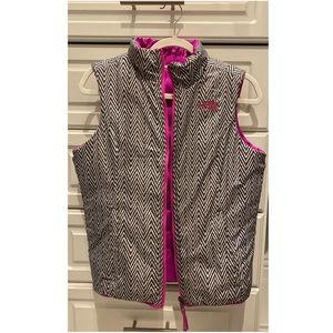north face reversible vest